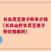 长白灵芝孢子粉多少钱(长白山野生灵芝孢子粉价格解析)