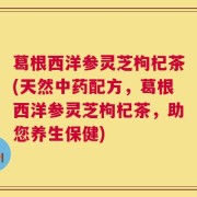 葛根西洋参灵芝枸杞茶(天然中药配方，葛根西洋参灵芝枸杞茶，助您养生保健)