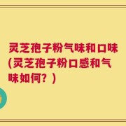 灵芝孢子粉气味和口味(灵芝孢子粉口感和气味如何？)