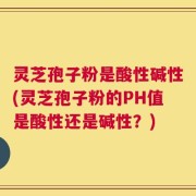灵芝孢子粉是酸性碱性(灵芝孢子粉的PH值是酸性还是碱性？)