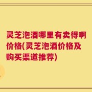 灵芝泡酒哪里有卖得啊价格(灵芝泡酒价格及购买渠道推荐)