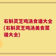 石斛灵芝鸡汤食谱大全(石斛灵芝鸡汤美食菜谱大全)