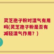 灵芝孢子粉对湿气有用吗(灵芝孢子粉是否有减轻湿气作用？)