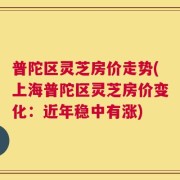 普陀区灵芝房价走势(上海普陀区灵芝房价变化：近年稳中有涨)