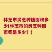 林芝市灵芝种植面积多少(林芝市的灵芝种植面积是多少？)