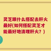 灵芝跟什么搭配去肝火最好(如何搭配灵芝才能最好地清理肝火？)
