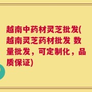 越南中药材灵芝批发(越南灵芝药材批发 数量批发，可定制化，品质保证)