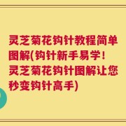 灵芝菊花钩针教程简单图解(钩针新手易学！灵芝菊花钩针图解让您秒变钩针高手)