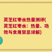灵芝红枣水热量测评(灵芝红枣水：热量、功效与食用禁忌详解)
