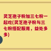 灵芝孢子粉加三七粉一起吃(灵芝孢子粉与三七粉搭配服用，益处多多)