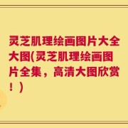 灵芝肌理绘画图片大全大图(灵芝肌理绘画图片全集，高清大图欣赏！)