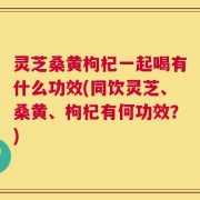 灵芝桑黄枸杞一起喝有什么功效(同饮灵芝、桑黄、枸杞有何功效？)