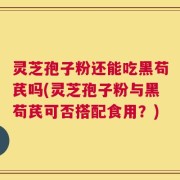灵芝孢子粉还能吃黑苟芪吗(灵芝孢子粉与黑苟芪可否搭配食用？)