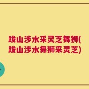 跋山涉水采灵芝舞狮(跋山涉水舞狮采灵芝)