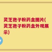 灵芝孢子粉药盒图片(灵芝孢子粉药盒外观展示)