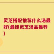 灵芝搭配推荐什么汤最好(最佳灵芝汤品推荐)