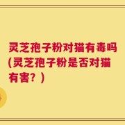 灵芝孢子粉对猫有毒吗(灵芝孢子粉是否对猫有害？)