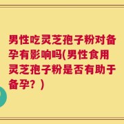 男性吃灵芝孢子粉对备孕有影响吗(男性食用灵芝孢子粉是否有助于备孕？)