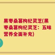 黑枣桑葚枸杞灵芝(黑枣桑葚枸杞灵芝：五味营养全面补充)