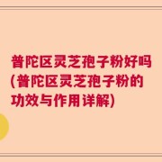 普陀区灵芝孢子粉好吗(普陀区灵芝孢子粉的功效与作用详解)