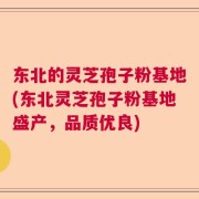 东北的灵芝孢子粉基地(东北灵芝孢子粉基地盛产，品质优良)