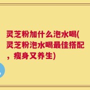 灵芝粉加什么泡水喝(灵芝粉泡水喝最佳搭配，瘦身又养生)