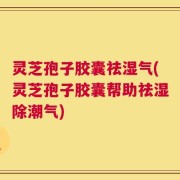 灵芝孢子胶囊祛湿气(灵芝孢子胶囊帮助祛湿除潮气)