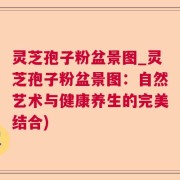 灵芝孢子粉盆景图_灵芝孢子粉盆景图：自然艺术与健康养生的完美结合)