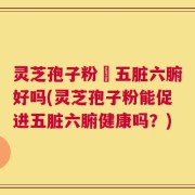 灵芝孢子粉対五脏六腑好吗(灵芝孢子粉能促进五脏六腑健康吗？)