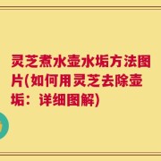 灵芝煮水壶水垢方法图片(如何用灵芝去除壶垢：详细图解)