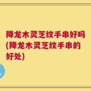 降龙木灵芝纹手串好吗(降龙木灵芝纹手串的好处)