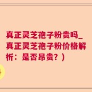 真正灵芝孢子粉贵吗_真正灵芝孢子粉价格解析:是否昂贵?)
