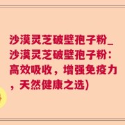 沙漠灵芝破壁孢子粉_沙漠灵芝破壁孢子粉：高效吸收，增强免疫力，天然健康之选)