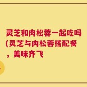 灵芝和肉松蓉一起吃吗(灵芝与肉松蓉搭配餐，美味齐飞