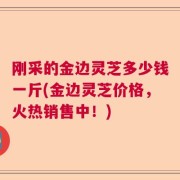 刚采的金边灵芝多少钱一斤(金边灵芝价格，火热销售中！)