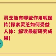 灵芝能有哪些作用呢图片(探索灵芝如何受益人体：解读最新研究成果)