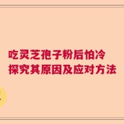 吃灵芝孢子粉后怕冷 探究其原因及应对方法