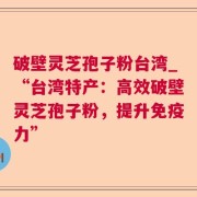 破壁灵芝孢子粉台湾_“台湾特产:高效破壁灵芝孢子粉,提升免疫力”