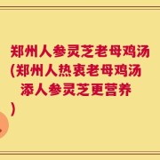 郑州人参灵芝老母鸡汤(郑州人热衷老母鸡汤  添人参灵芝更营养)
