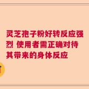灵芝孢子粉好转反应强烈 使用者需正确对待其带来的身体反应