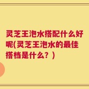 灵芝王泡水搭配什么好呢(灵芝王泡水的最佳搭档是什么？)