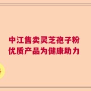 中江售卖灵芝孢子粉 优质产品为健康助力