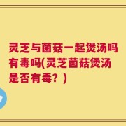 灵芝与菌菇一起煲汤吗有毒吗(灵芝菌菇煲汤是否有毒？)