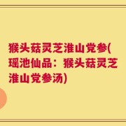 猴头菇灵芝淮山党参(瑶池仙品：猴头菇灵芝淮山党参汤)