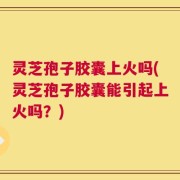 灵芝孢子胶囊上火吗(灵芝孢子胶囊能引起上火吗？)