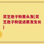 灵芝孢子粉黑头发(灵芝孢子粉促进黑发生长)
