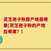 灵芝孢子粉原产地是哪里(灵芝孢子粉的产地在哪里？)