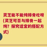灵芝能不能炖排骨吃呀(灵芝可否与排骨一起炖？探究适宜的搭配方式)