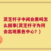 灵芝杆子中间会黑吗怎么回事(灵芝杆子为何会出现黑色中心？)