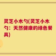 灵芝小木勺(灵芝小木勺：天然健康的绿色餐具)
